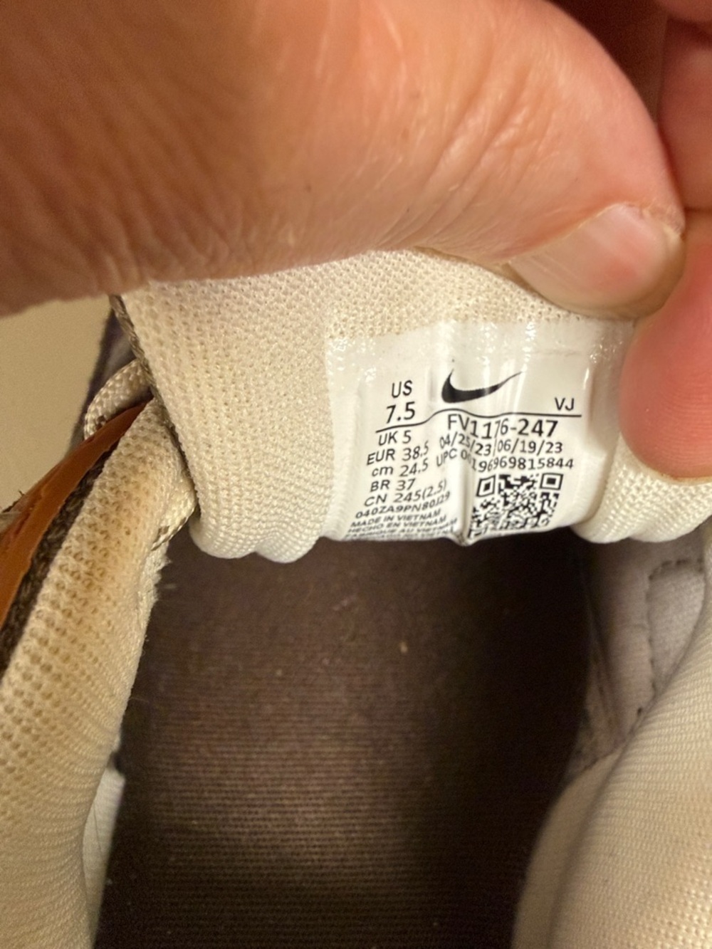Nike Air Max 90 SE Lace Toggle Khaki Olive Sz 7.5 — FLAW - Picture 6 of 8